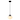 1-Light Metal Frame Acorn Shape Hanging Pendant Light with Glass Shade
