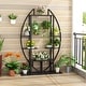 preview thumbnail 6 of 19, 5-tier Patio Flower Rack Plant Stands (Set of 2)