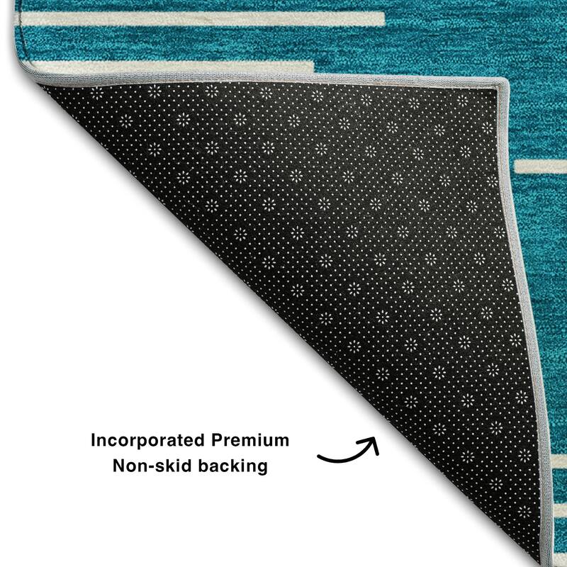 Premium Washable Super Soft Modern Geo Mayfield Rug
