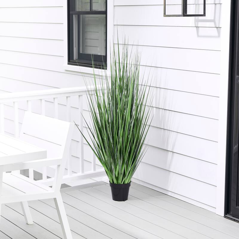 60" UV Potted Agave Grass