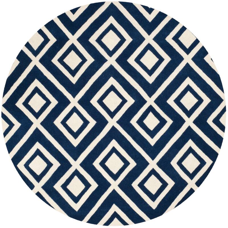 SAFAVIEH Handmade Chatham Evda Modern Moroccan Wool Rug