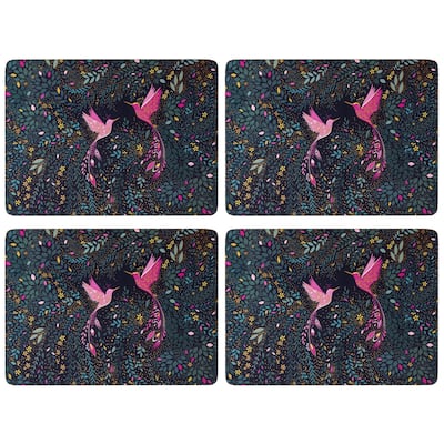 Pimpernel Sara Miller India Placemats, Set of 4 - 12" L x 9.1" W