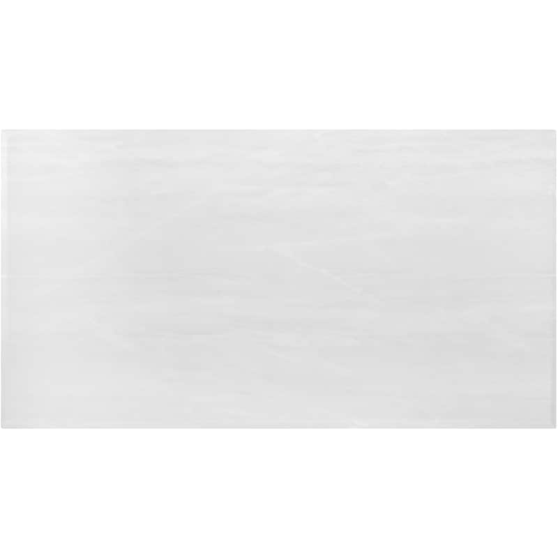 Luxurious Faux Marble Top Dining Table with Chrome Base