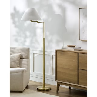 Livabliss Zeke Rustic Accent Floor Lamp
