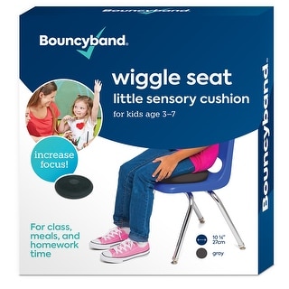 Bouncyband Little Wiggle Seat Sensory Cushion, Dark Gray