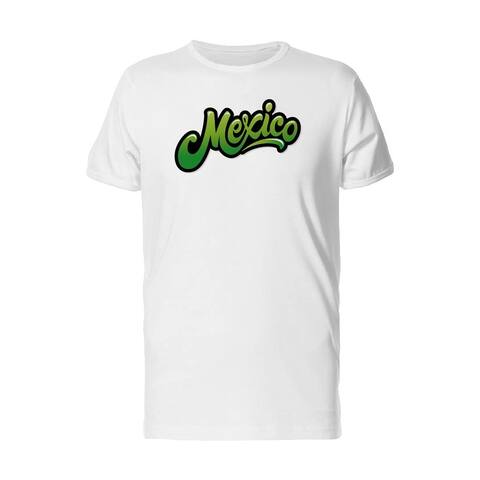 Mexico With Green Gradients Tee Men's -Image by Shutterstock