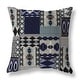 preview thumbnail 1 of 3, Blue And Granite Patched Perfection Indoor/Outdoor Throw Pillow Zipper