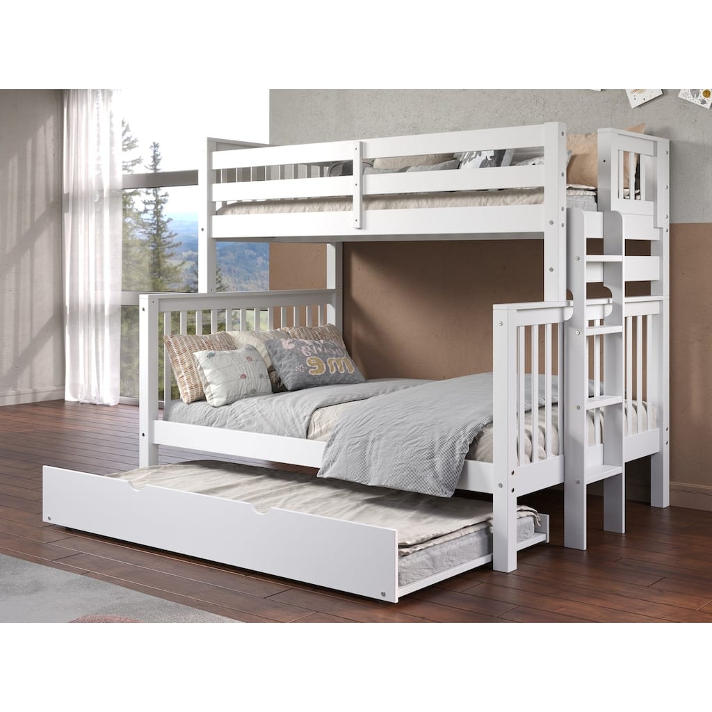 Taylor & Olive Trillium Twin over Full Bunk Bed Ladder, Twin Trundle