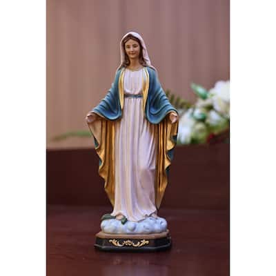 Virgin Mary Outdoor Garden Statue - 23.5"