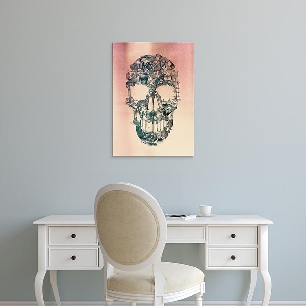 Easy Art Prints Ali Gulec's 'Skull Vintage' Premium Canvas Art