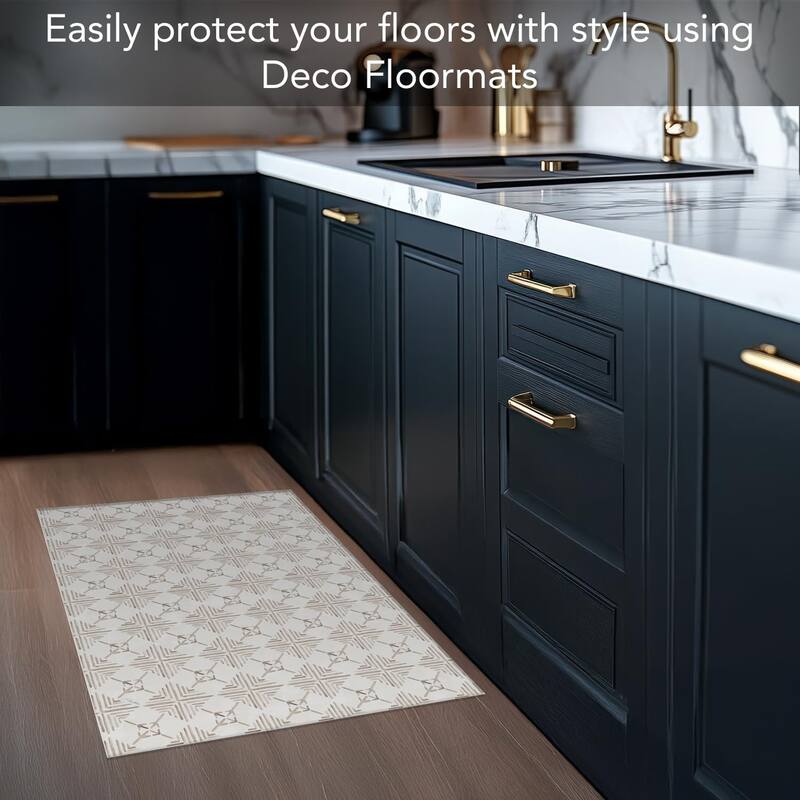 Rustic Retreat Deco-Floormat, Decorative Mat, Waterproof, Low Profile, Eco-Friendly Non Slip, Made in The USA (3' x 2')