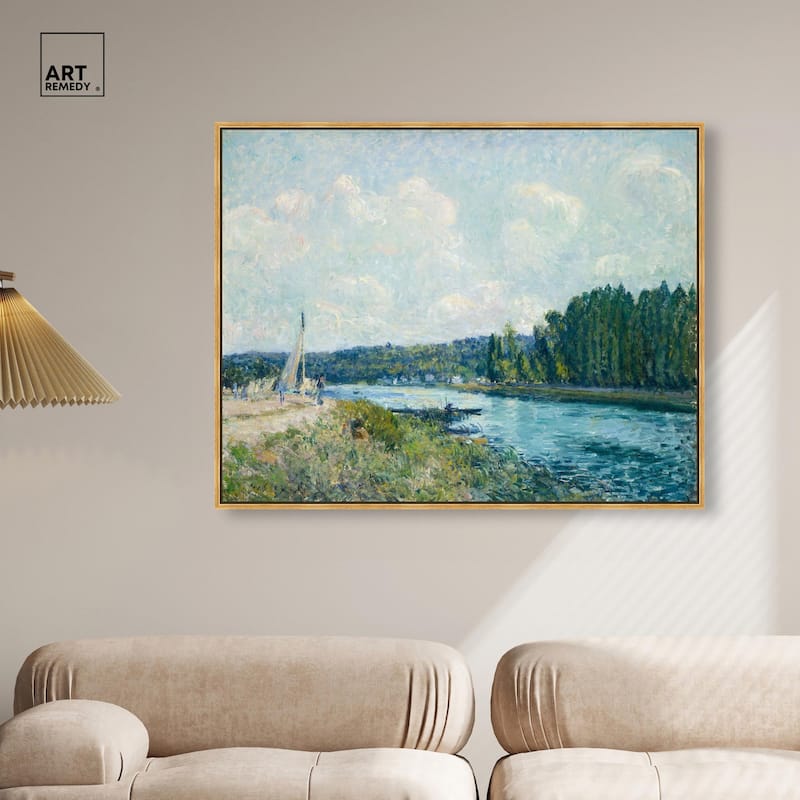 Sisley Banks of the Oise Canvas by Art Remedy