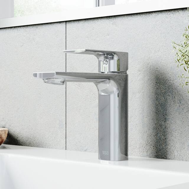 VIGO Davidson Single Hole Bathroom Faucet