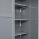 preview thumbnail 17 of 30, Full Size Bunk Bed with Wardrobe,Desk and Shelves