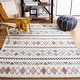 preview thumbnail 4 of 30, SAFAVIEH Marrakesh Gulser Boho Tribal Fringe Rug 4' x 6' - Ivory/Multi - Rectangle