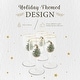 preview thumbnail 3 of 5, Spode Set of 4 Christmas Tree Wine Glasses - 13 oz.
