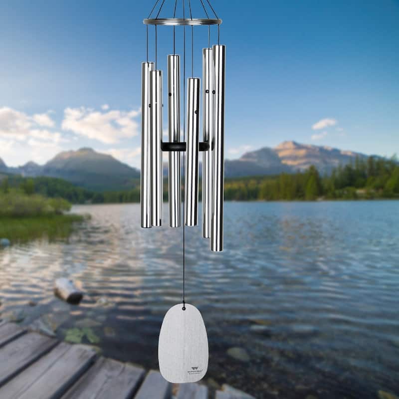 Windchime Bells of Paradise Silver 32"