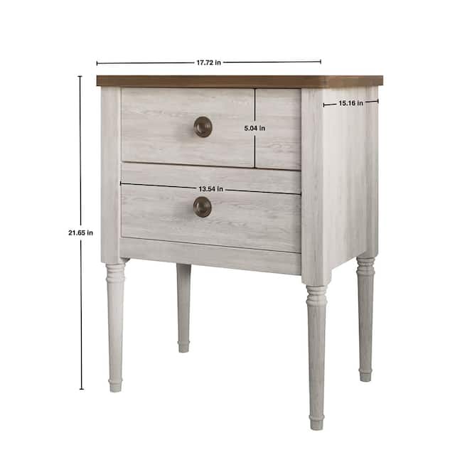 CraftPorch 3 Piece Bedroom Nightstands Set Classic Button Tufted Bed