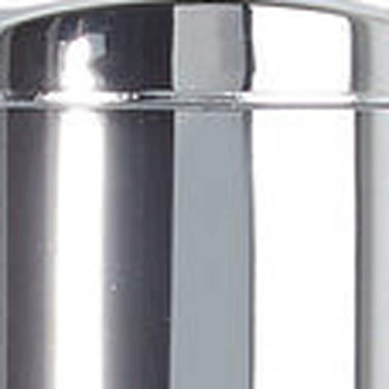 HomeRoots Silver Heavy Duty Plastic Three Chamber Wall Mount Soap Dispenser - 11.25' X '7' X '3.25