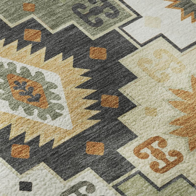 Premium Washable Super Soft Southwest Tribal Mayfield Rug
