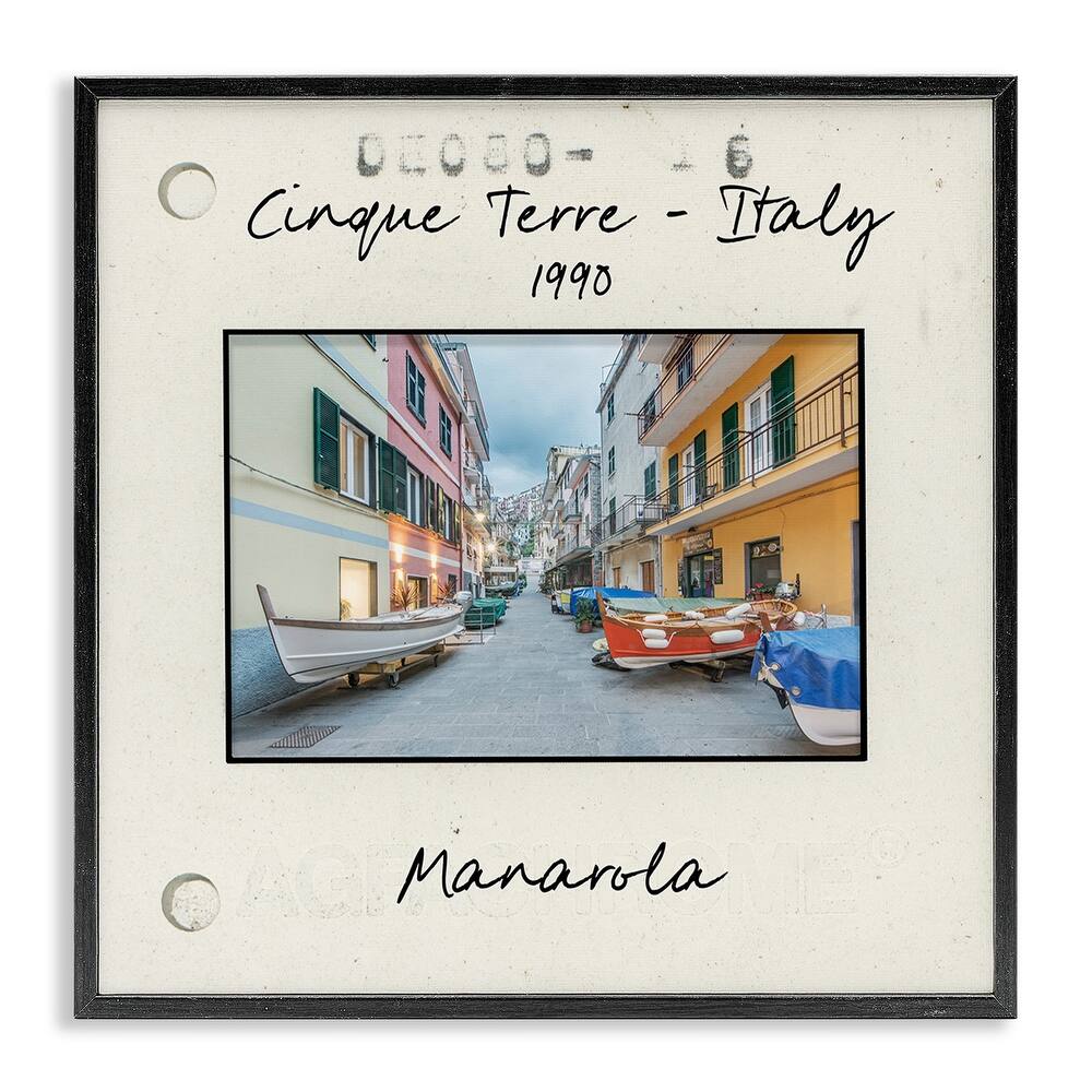 Stupell Vintage Travel Italy View Framed Giclee Art Design By Danita Delimont