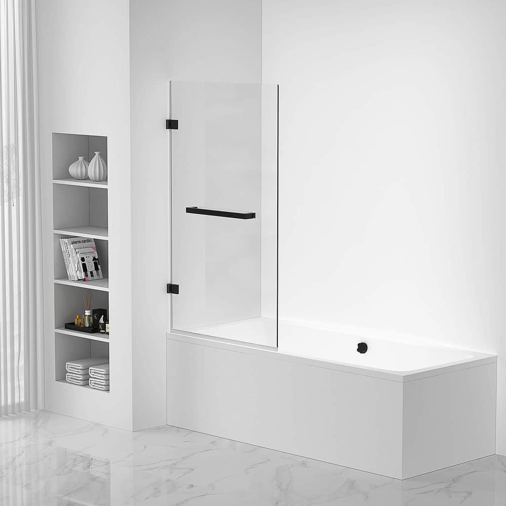Fine Fixtures Tub Door Pivot Frameless Tempered Glass