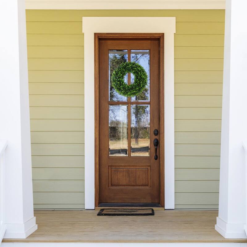 Soft Touch Holly Wreath - Soft Touch Holly - Large 2 Pack