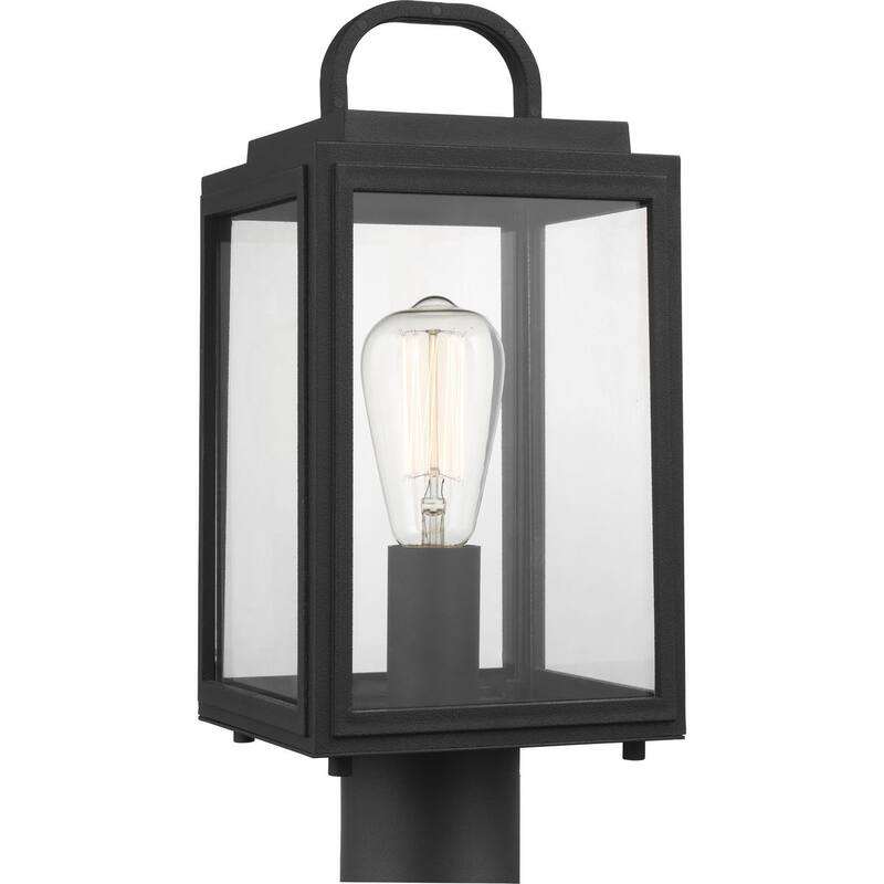 Grandbury Collection One-Light Post Lantern with DURASHIELD - 12.600" x 15.750" x 9.840"
