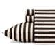 preview thumbnail 29 of 87, Betsey Johnson Printed Novelty Sheet Sets Wonderland Stripe Black - Full