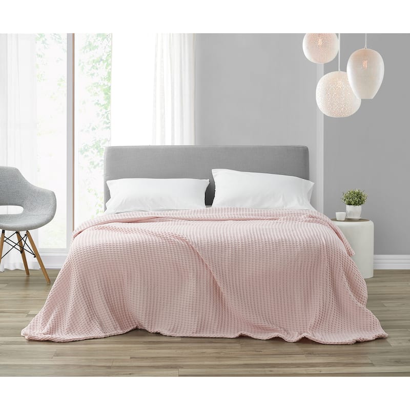 Cozy Cotton Waffle Blanket