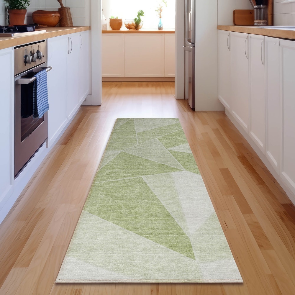 Premium Washable Super Soft Contemporary Mosaic Mayfield Rug