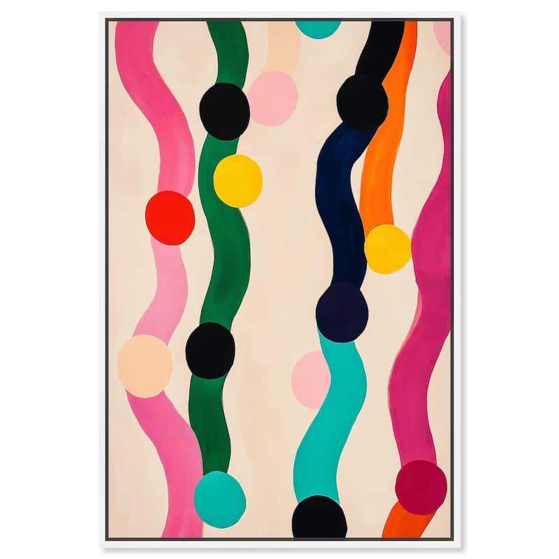 Pearl Colors I Canvas by Art Remedy - White - 30" x 45"