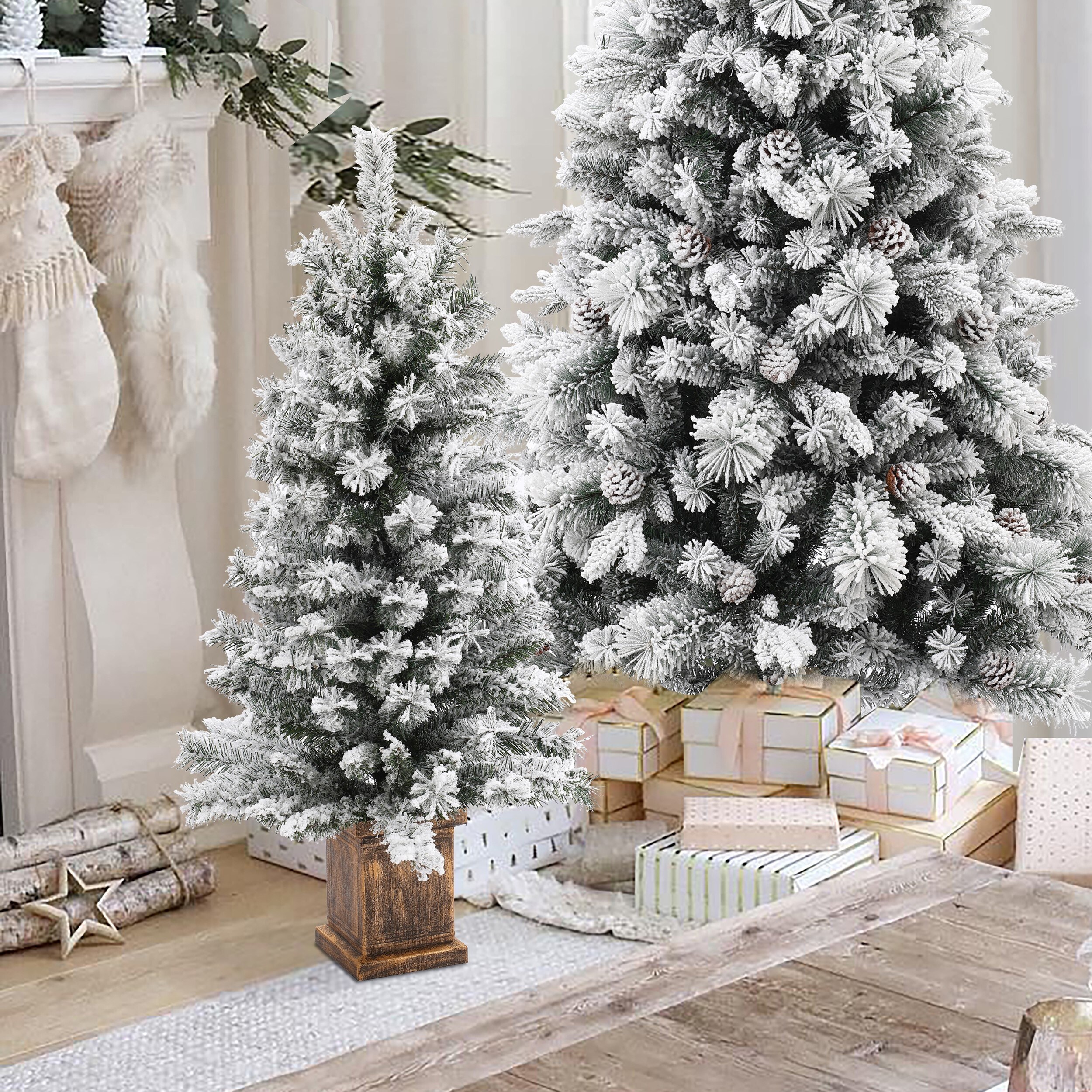 Pre lit outdoor christmas trees battery operated new arrivals