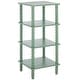 preview thumbnail 14 of 38, SAFAVIEH Home Dilyn 4 Tier Shelving Unit - 16" W x 16" D x 36" H Sage