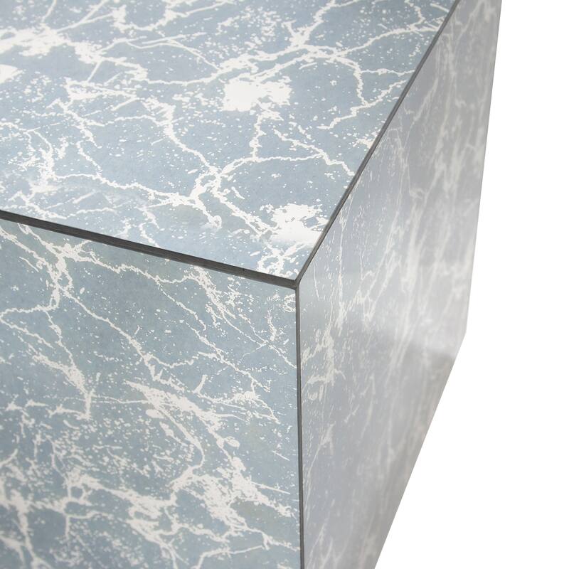 Allan Andrews Paxton Mirrored Side Table - 16 x 16 x 17