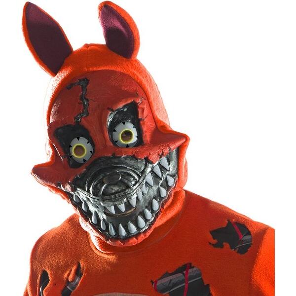Shop Five Nights At Freddy S Nightmare Foxy Costume Mask Red Overstock 18395408