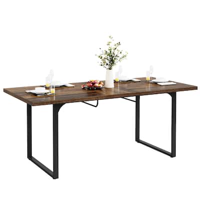 Versatile Industrial Expandable Dining Table for Kitchen Restaurant