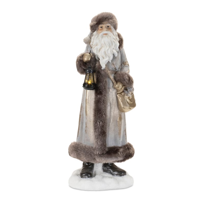 Hooded Santa Statue 22"H - N/A
