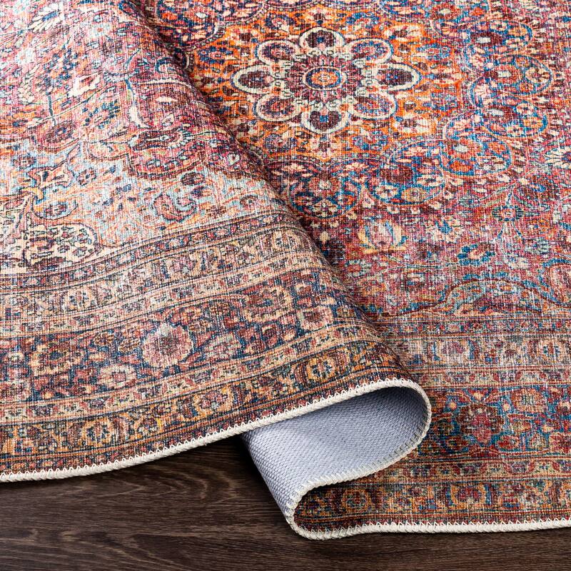 Mr. Kate Roxanne Distressed Persian Washable Area Rug