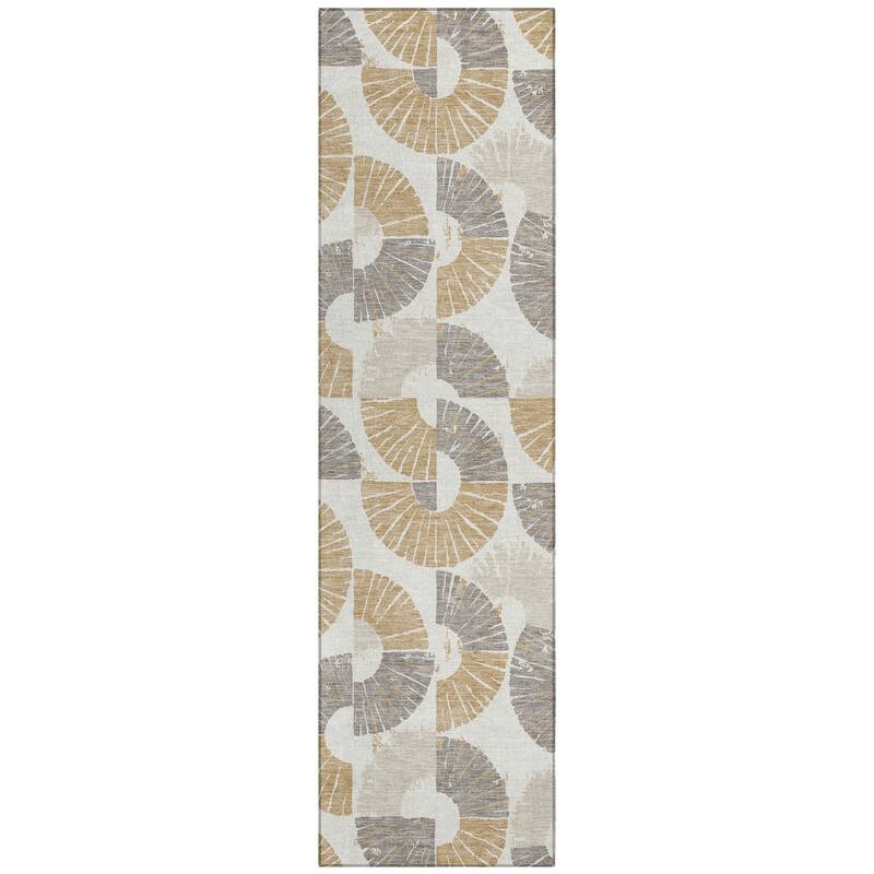 Machine Washable Indoor/ Outdoor Modern Jay Chantille Rug