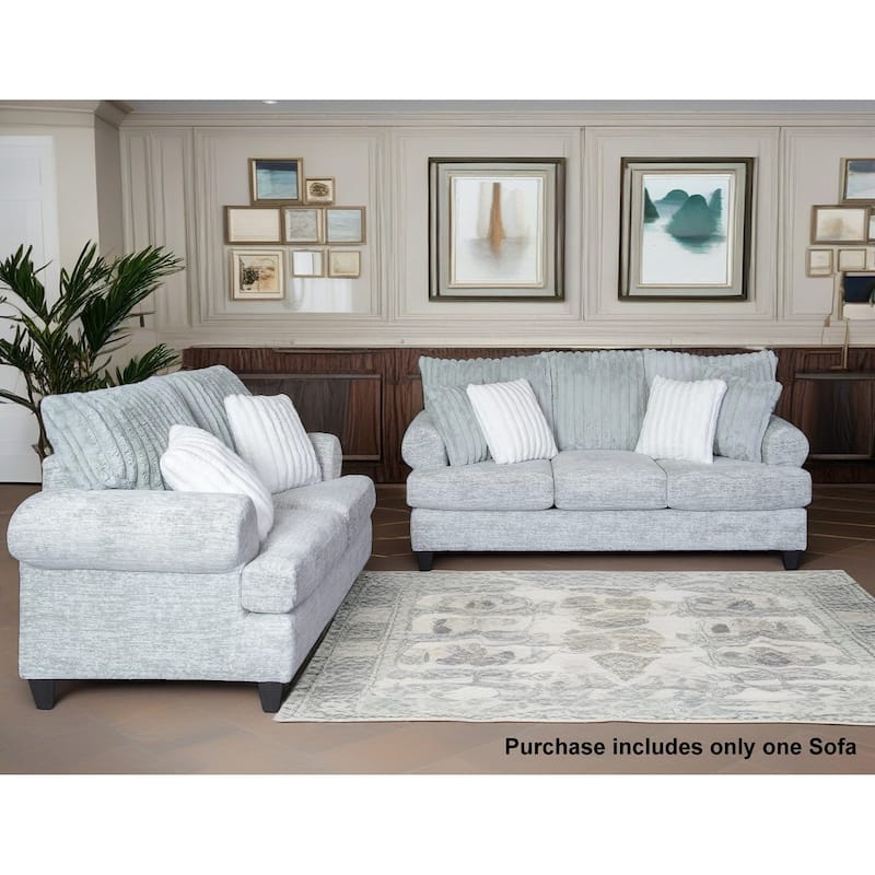 Roundhill Furniture Oasis Transitional Stationary Sofa, Galactic Oyster