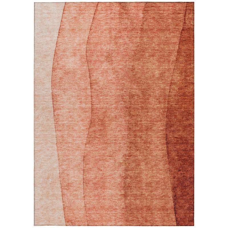 HomeRoots Ombre Transitional Rectangle Outdoor Rug