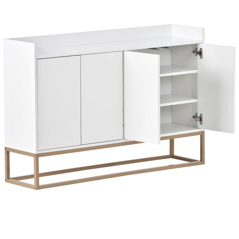 Sideboard Buffet Cabinet with Large Storage Space - 60"L x 15.7"W x 33.8"H