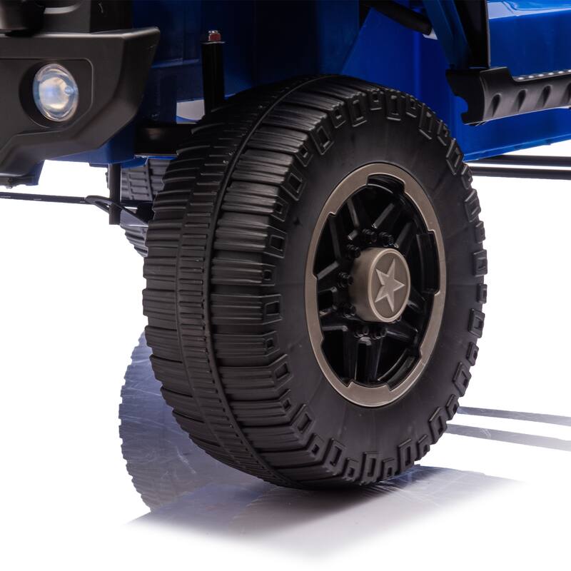 24V Ride-On Truck for Kids with Dual 200W Motors, Remote Control, Bluetooth & LED Lights