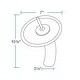 preview thumbnail 12 of 22, 631 Foil Glass Sink, Brushed Nickel Faucet, Sink Ring, Pop-up Drain