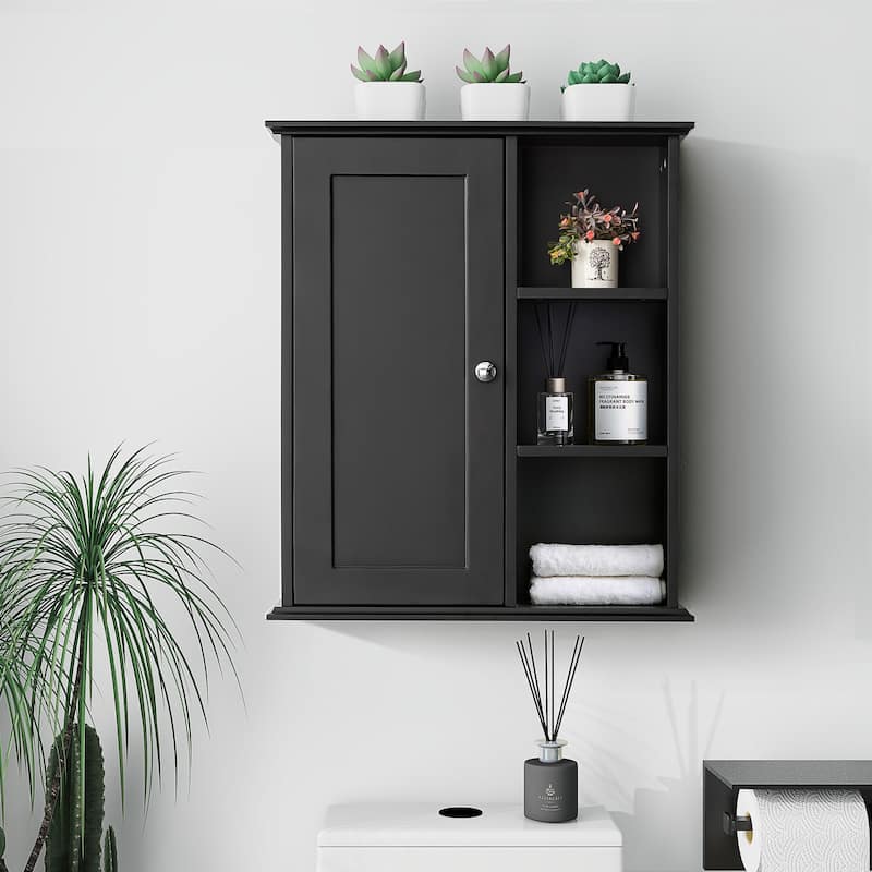 Upgraded Bathroom Wall Cabinet Over The Toilet Storage Cabinet Wall Mounted Storage Cabinet Wooden Medicine Cabinets