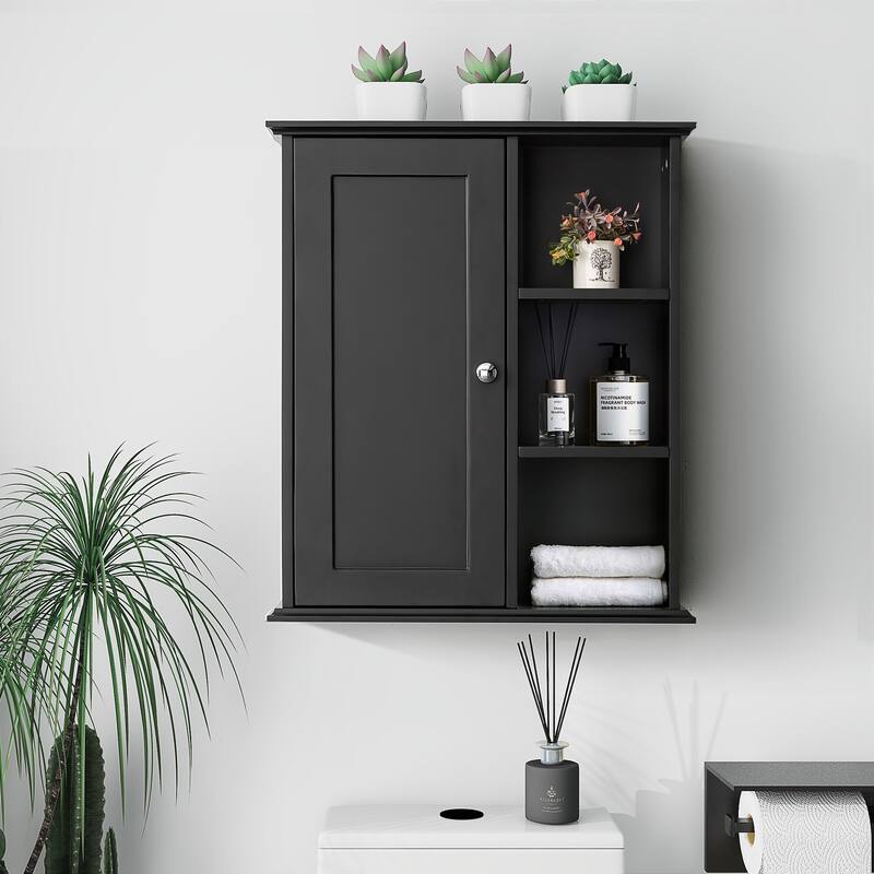 Wooden Medicine Cabinet Over The Toilet, Bathroom Wall Cabinet Storage Cabinet, Wall Mounted Storage Cabinet