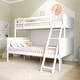 preview thumbnail 21 of 68, Convertible Solid Wood Bunk Bed Frame for Kids with Ladder, No Box Spring Needed
