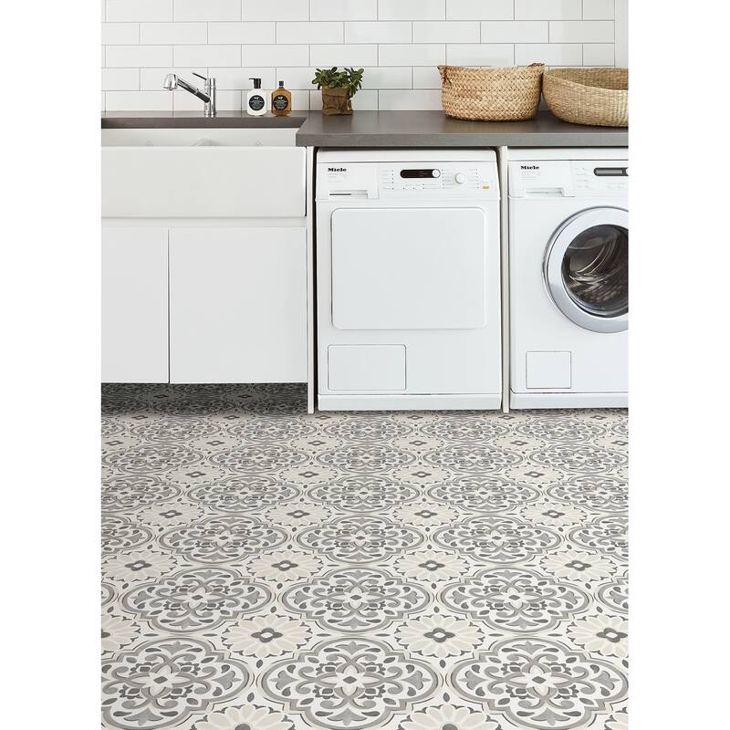 FloorPops Massimo Peel & Stick Floor Tiles