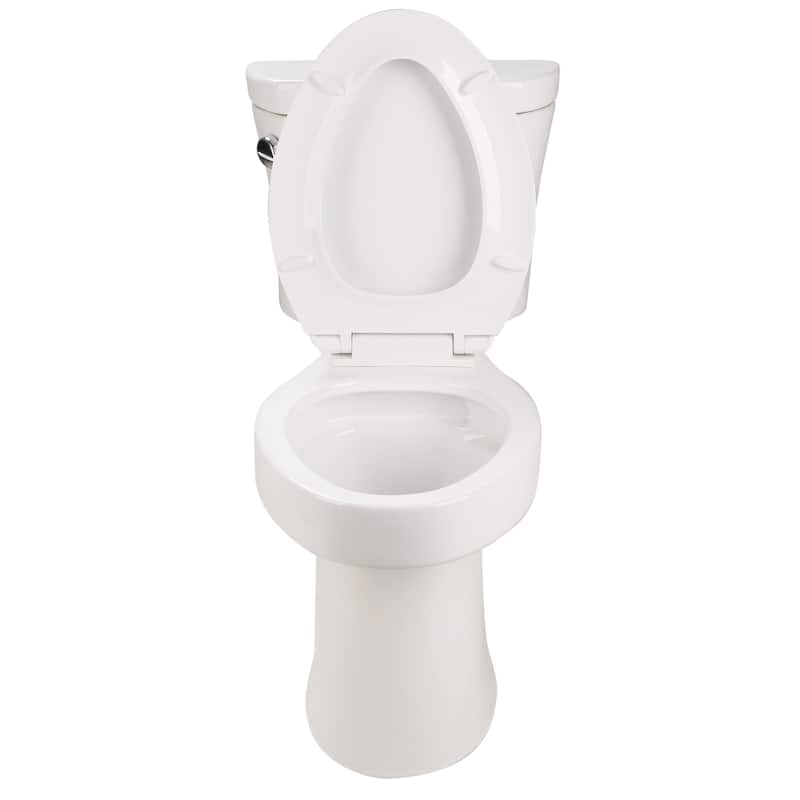 1.28GPF 2-Piece Toilet, Siphonic Flush, CUPC, Watersense, ADA, White